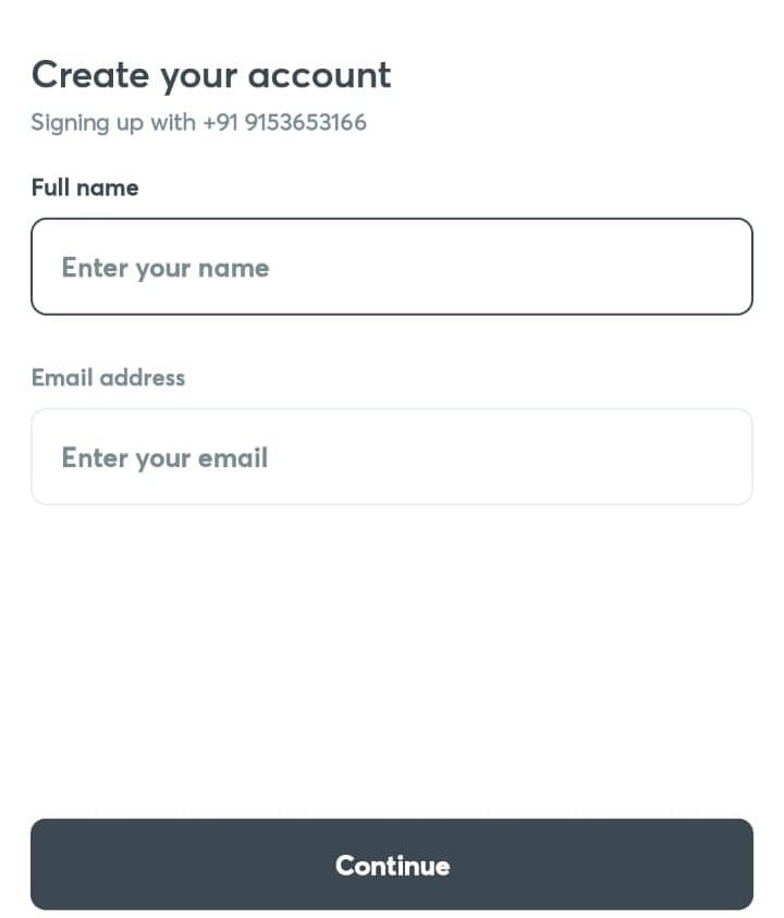 Unacademy app sign up