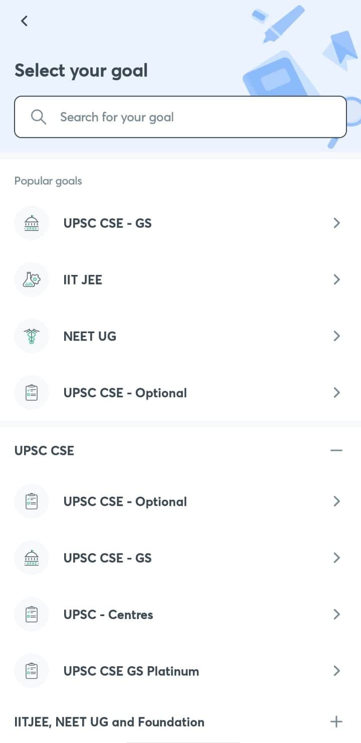 Unacademy app sign up