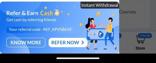 ADDA247 Refer and Earn Section