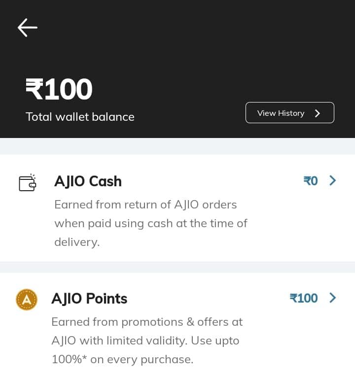 Ajio Wallet