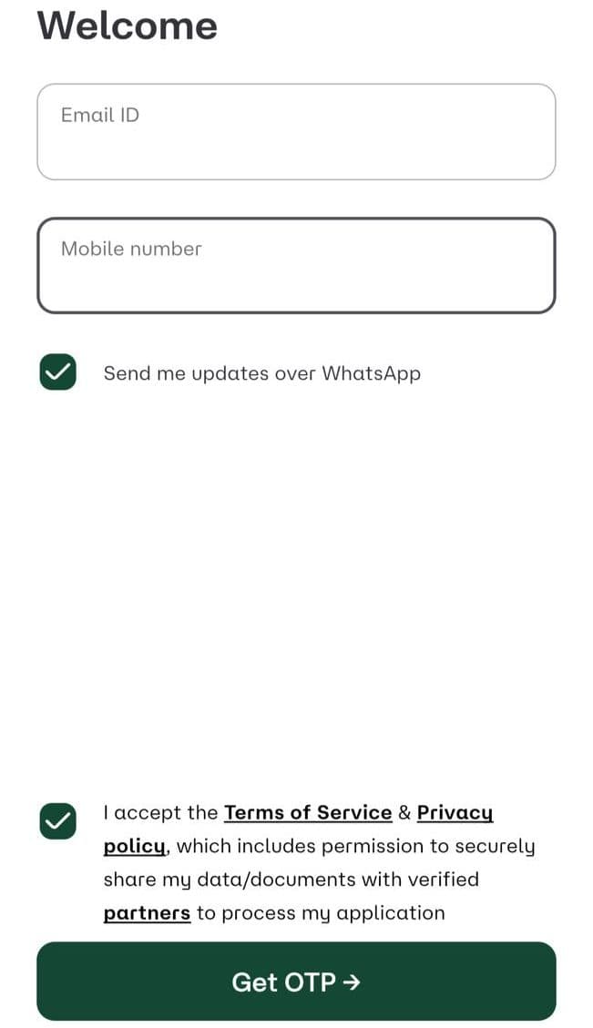 Moneyview App Signup