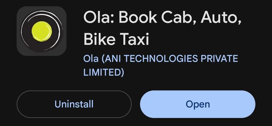 OLA App Download