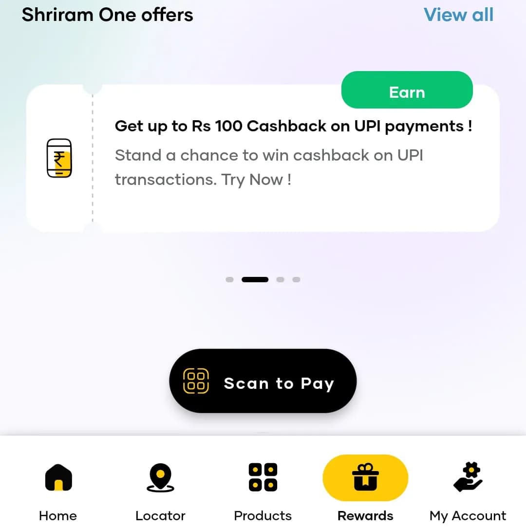 Shriram One Cashback