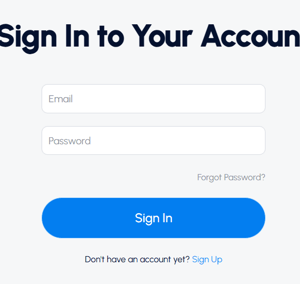 Bitfunded app sign up