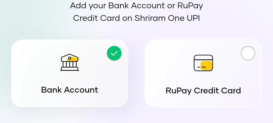 Shriram One Bank account 