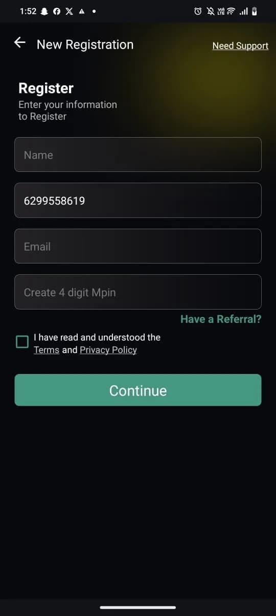 SunCrypto Register