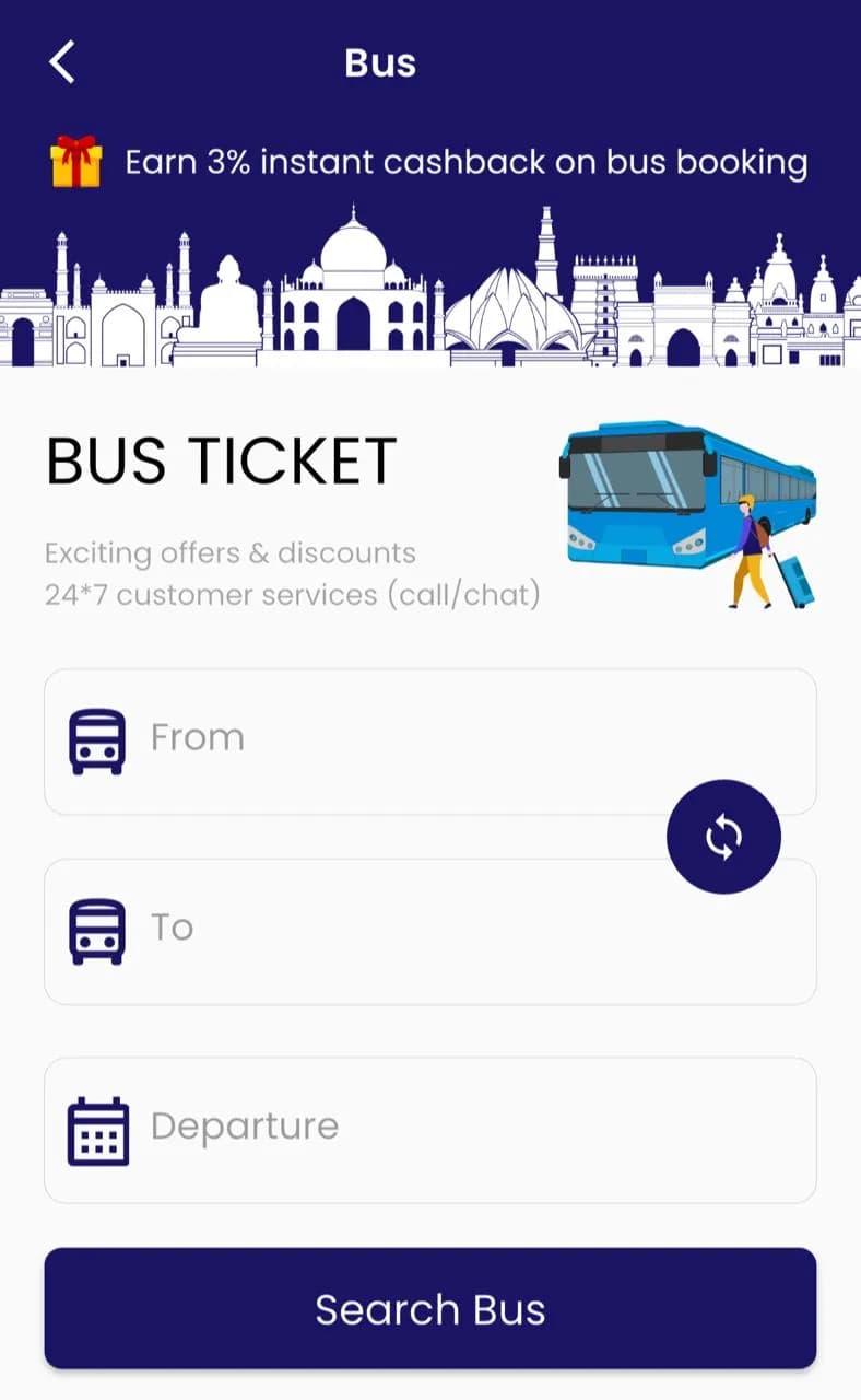 Tradgo Bus Booking