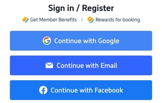 Trip.com Register