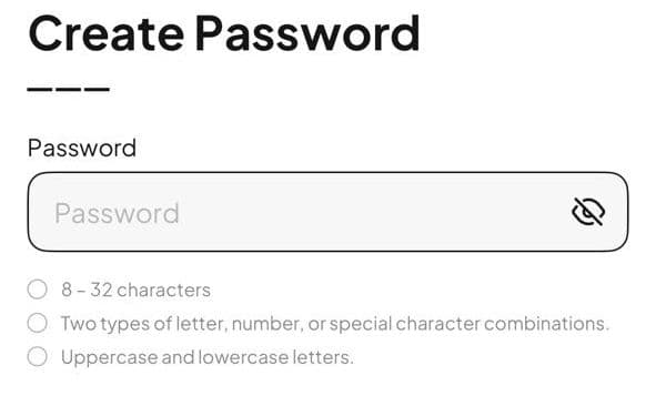WEEX Create Account