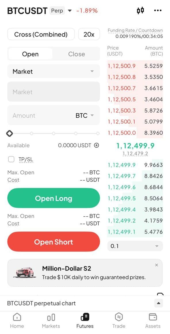 WEEX Future Trading