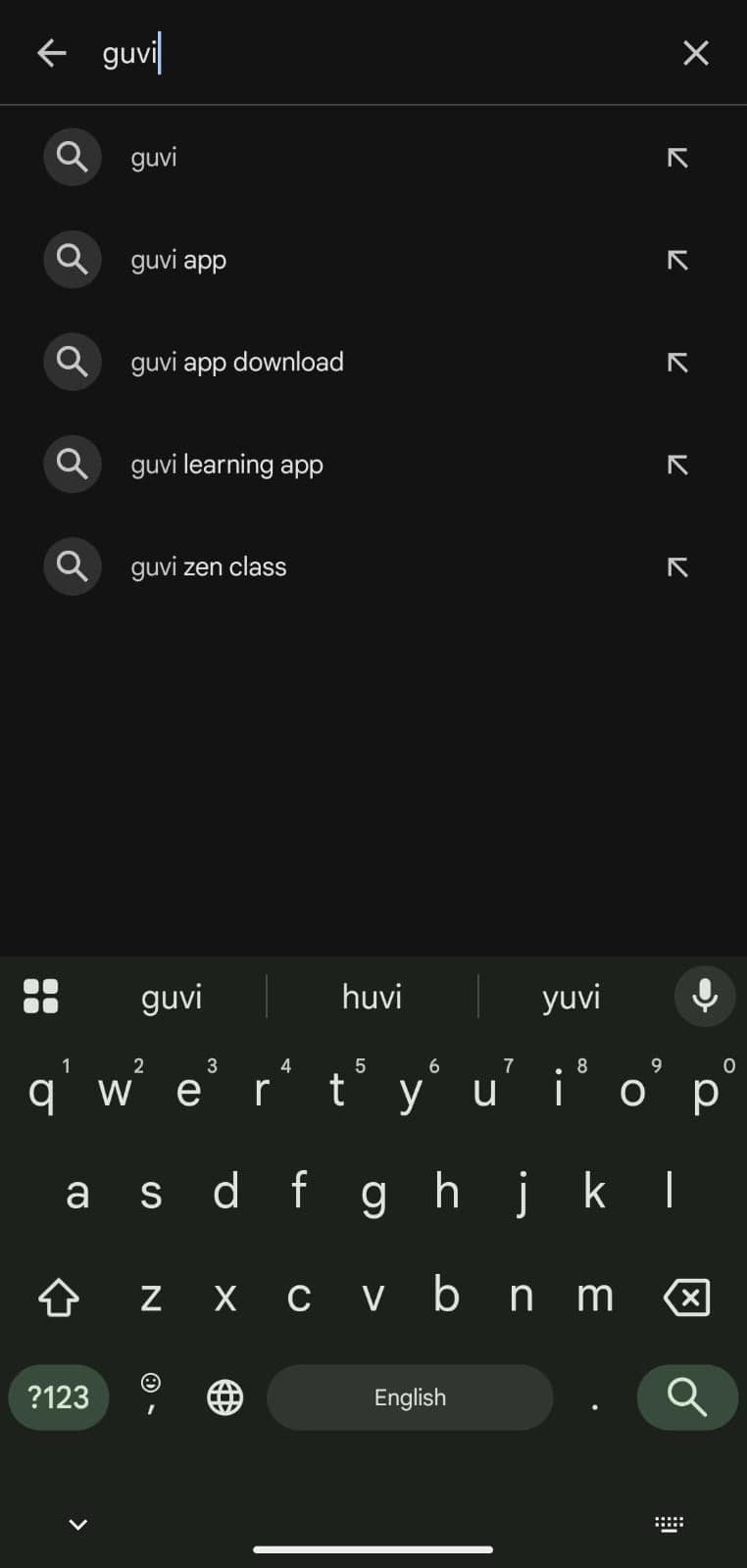guvi learning app
