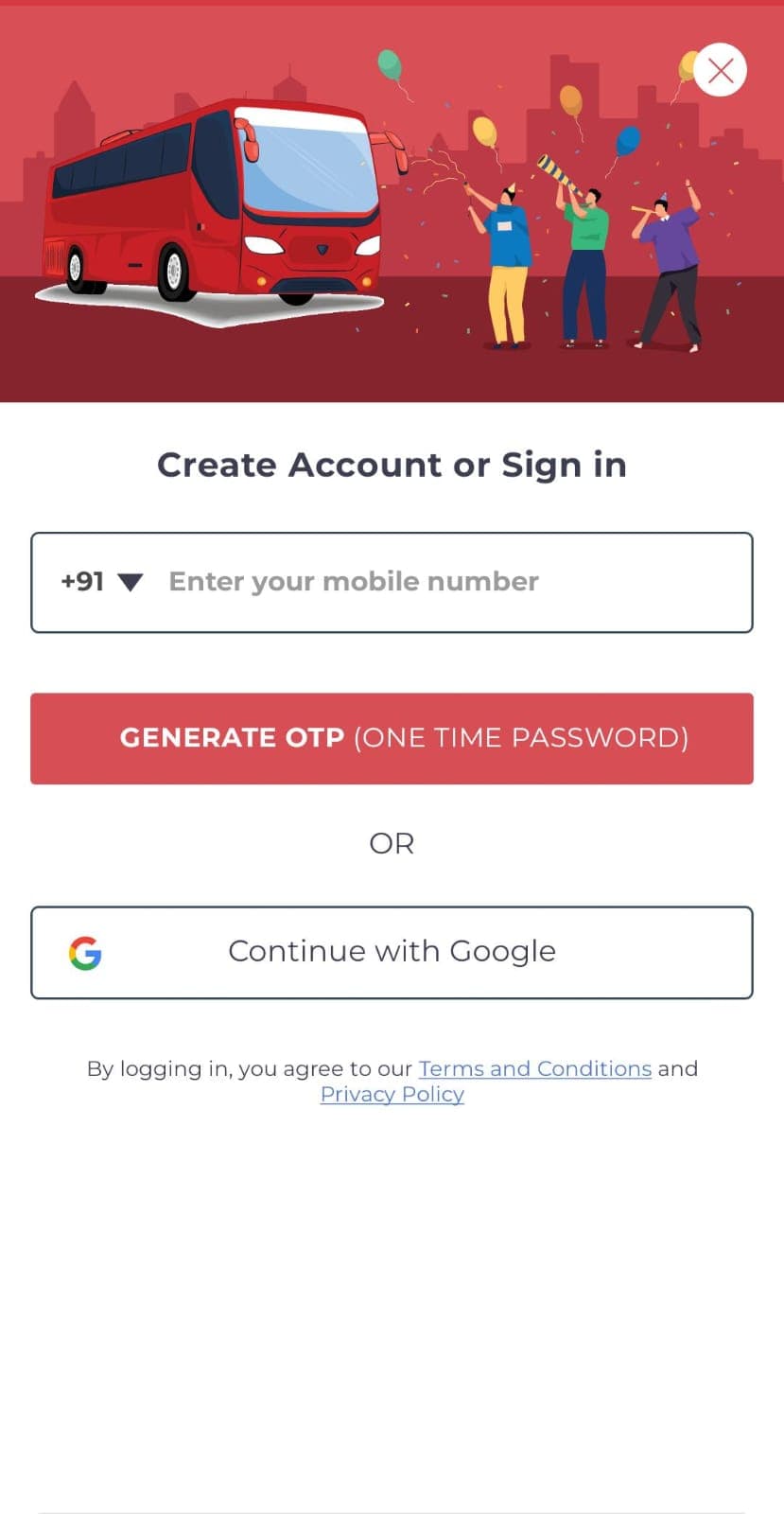 Redbus referral code
