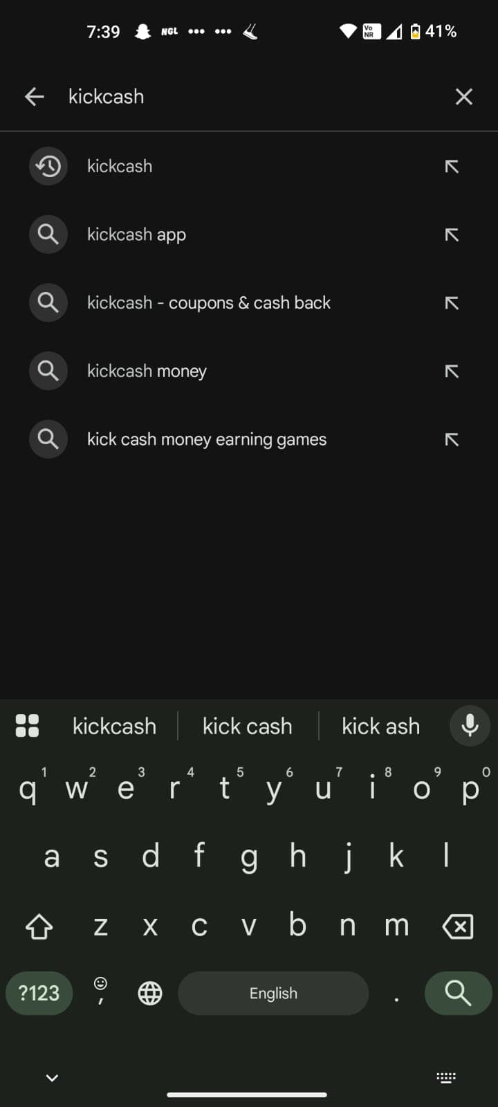 kickcash referral code