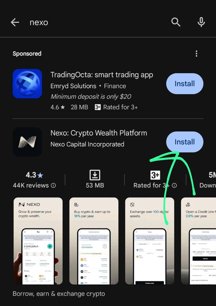 Nexo App Download 2025