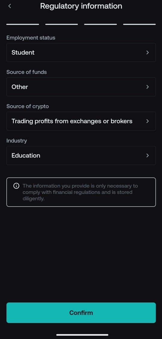 nexo app register