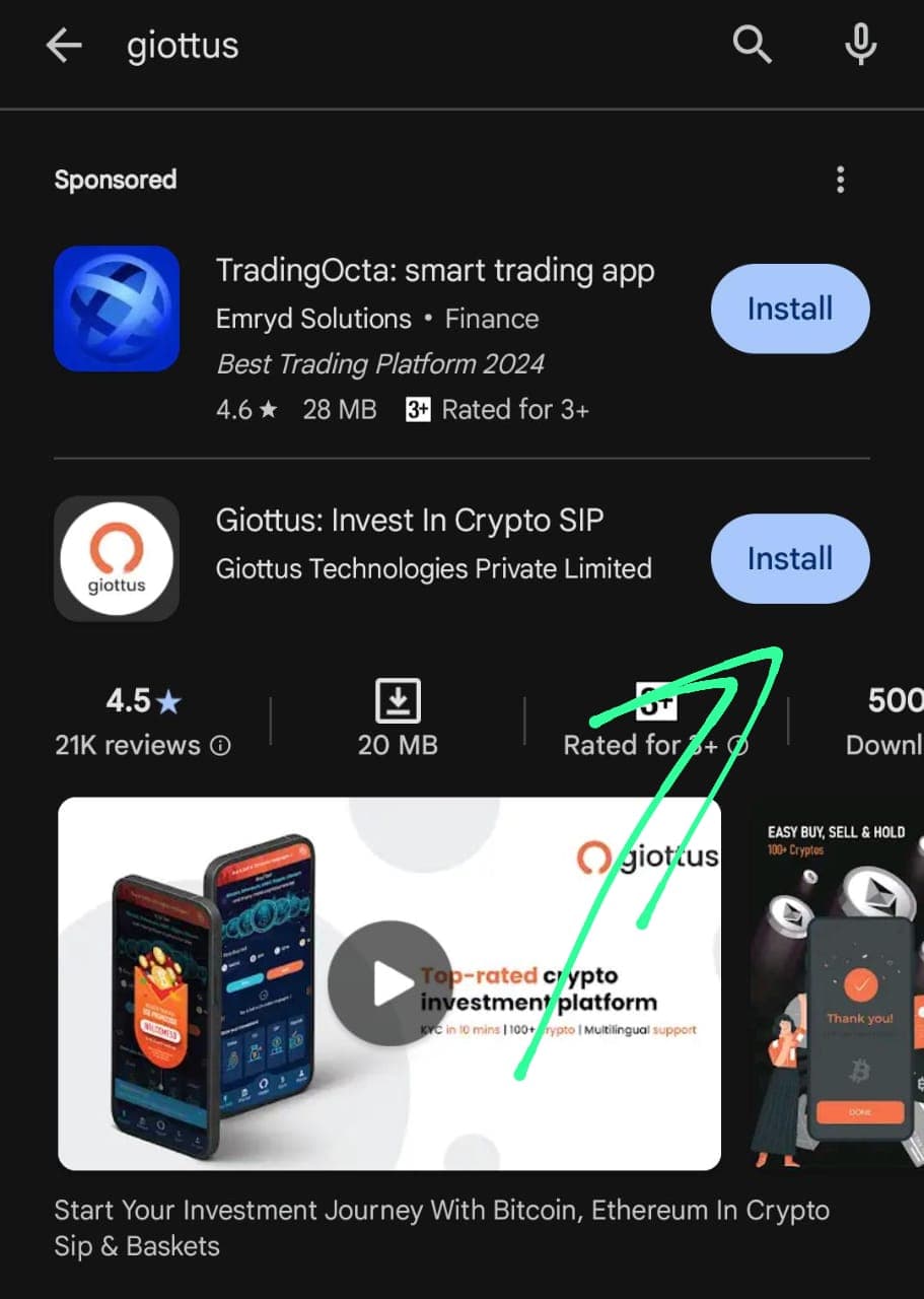 Giottus APP download 2025