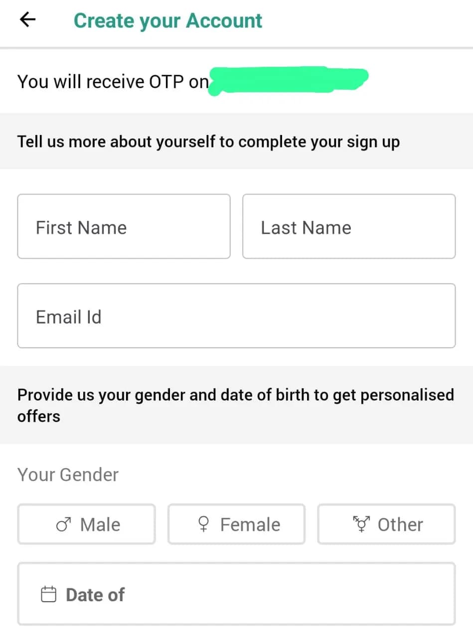 The derma Co sign up 
