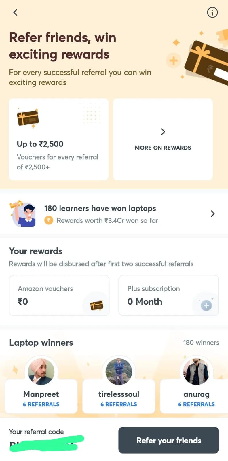 unacademy refer and earn 2025