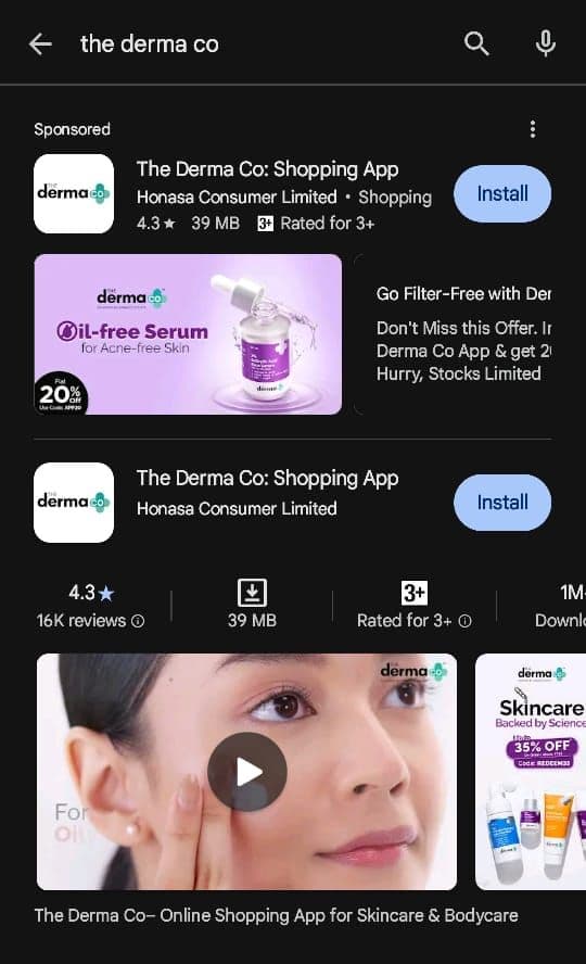 The Derma Co App Download 
