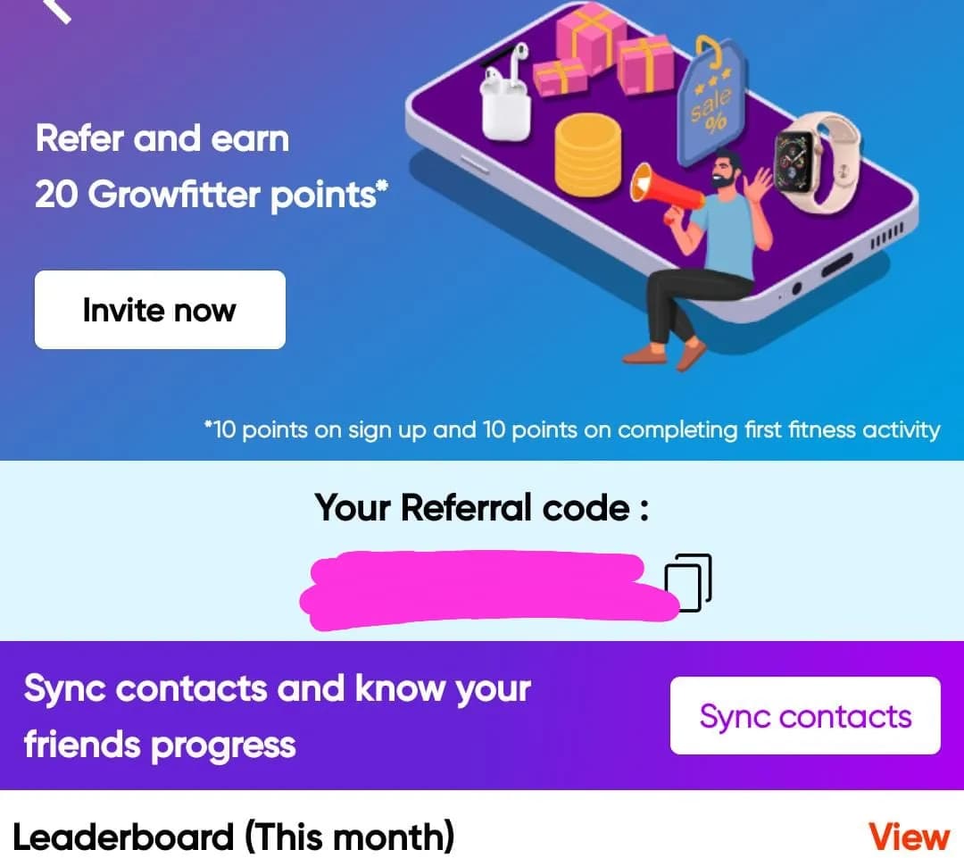 growfitter refer & earn