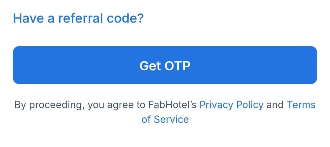 Fabhotels referral code