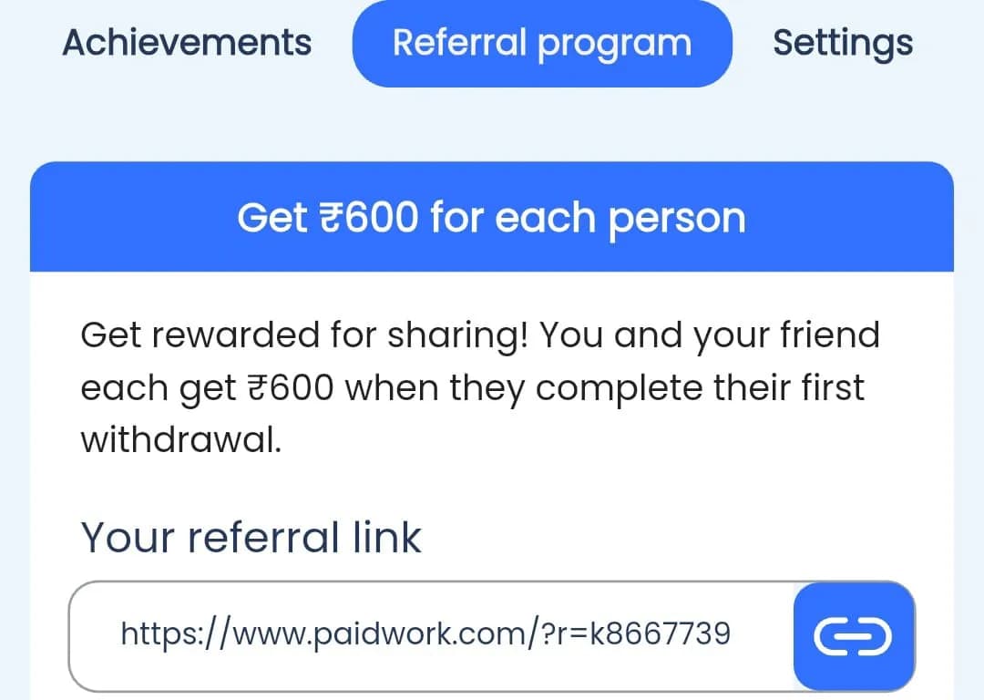 Paidwork Referral Link 