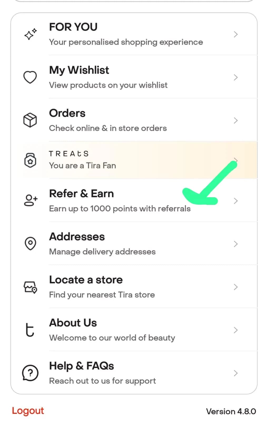 Tira Refer & Earn 2025