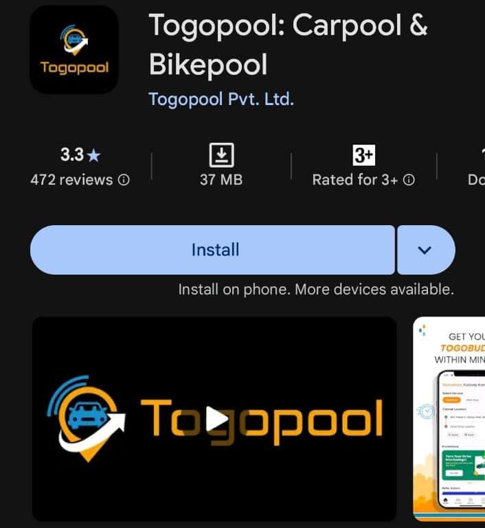 Togopool Download App 