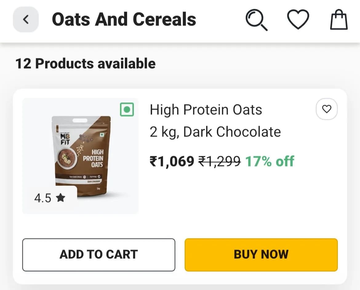 MuscleBlaze Protein Product